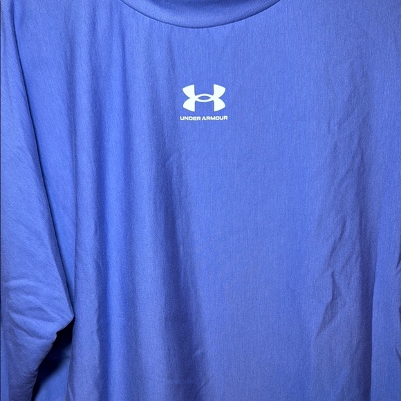 Under Armour Woman’s Rival Terry Oversized Crew Size XS in color Baja Blue - Picture 4 of 8